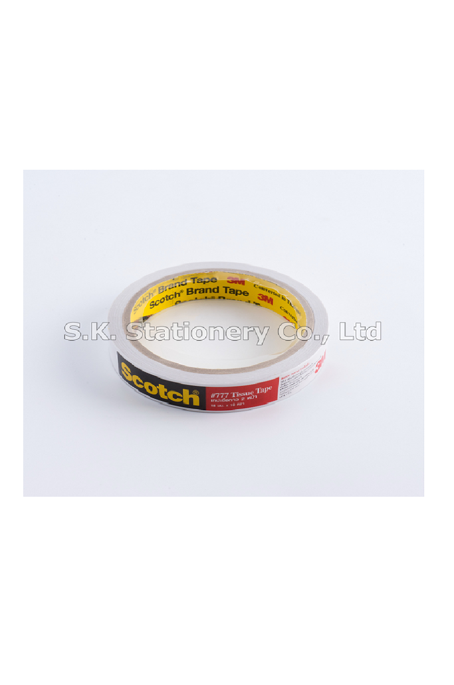 เทป2หน้าบาง 3/4"x 10 หลา 3M ( 3 ม้วน )
