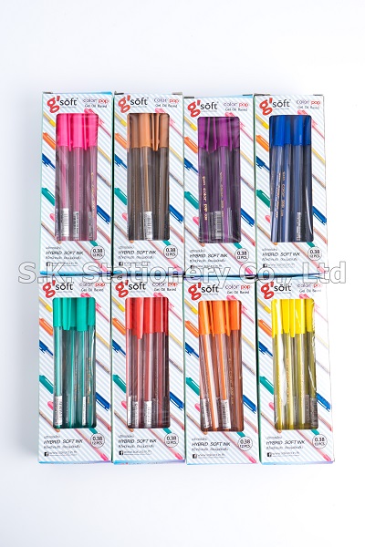 ปากกาเจล จีซอฟ color pop 0.38