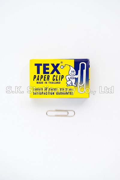 เปเปอร์คลิบ TEX กลม ( 10 กล่อง )