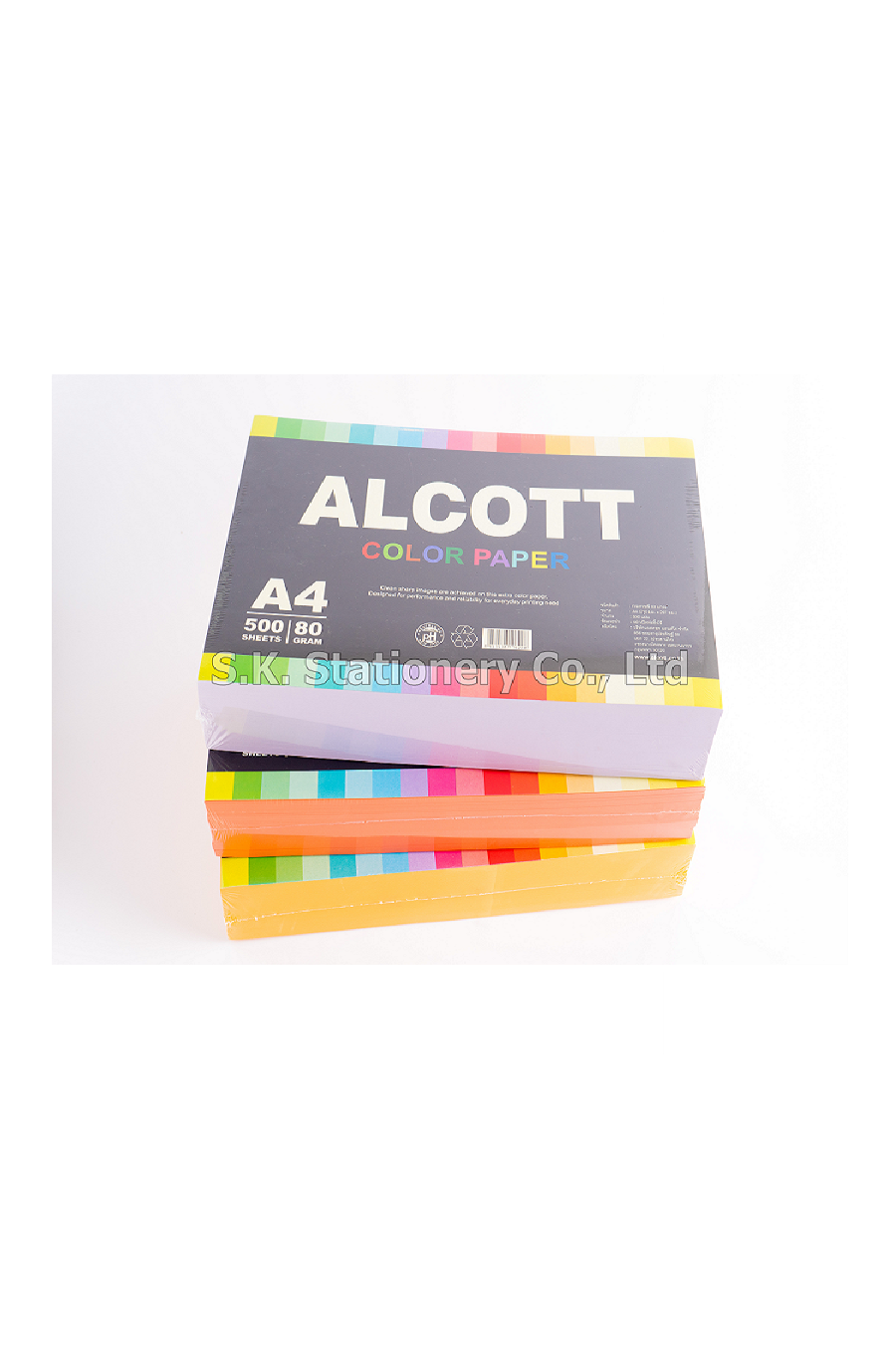 ถ่ายเอกสารสี 80g ALCOTT