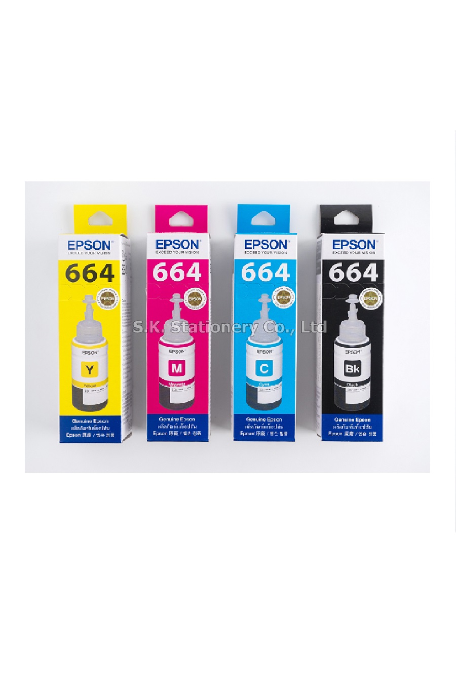 หมึกชนิดเติมเครื่องพิมพ์ชนิดพ่นหมึก EPSON 664