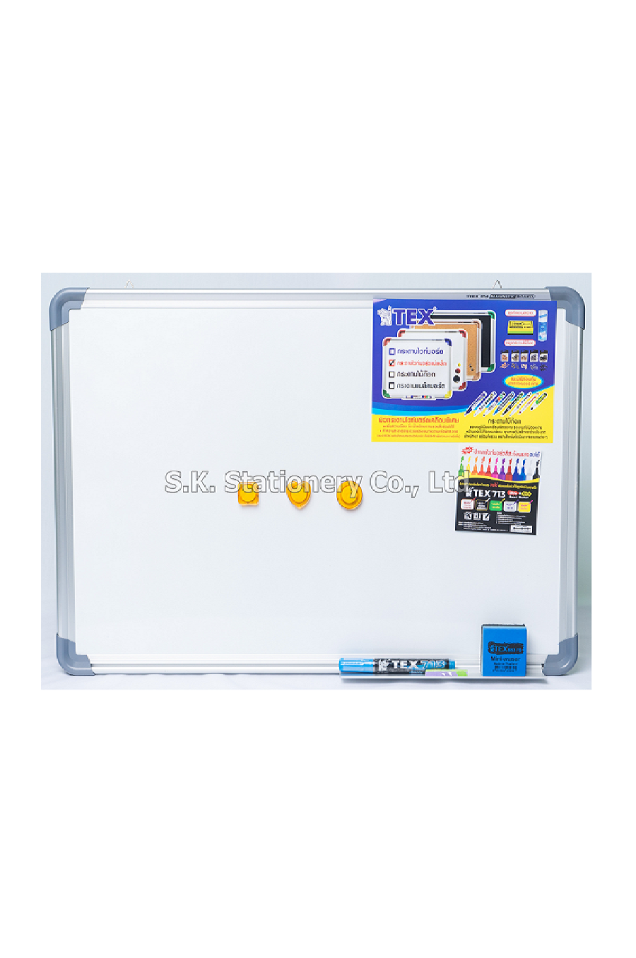 กระดานไวท์บอร์ดแม่เหล็ก 40 x 60 TEX