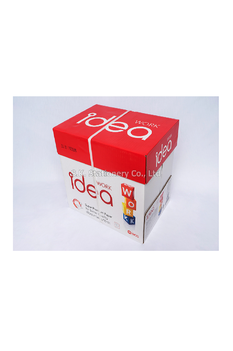 กระดาษถ่ายเอกสาร 80g A4 idea WORK