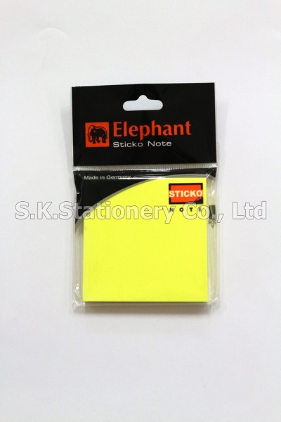 กระดาษโน๊ตมีกาว 3"x3" ช้าง