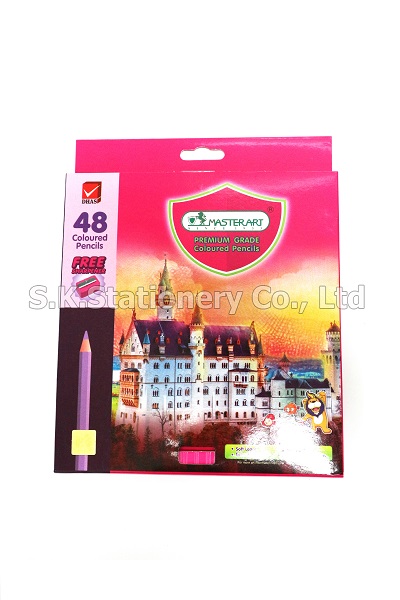 สีไม้ยาว 48สี  มาสเตอร์อาร์ต