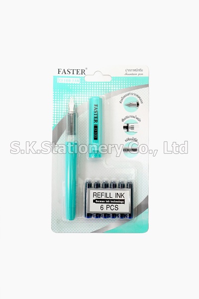 ปากกาหมึกซึม + ไส้ FASTER CF100