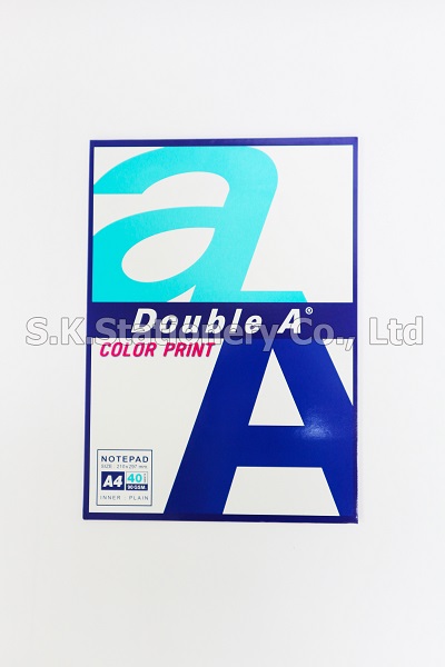 สมุดรายงานไม่มีเส้น 90g A4 AA ( 40 ผ. )