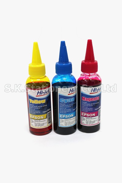 หมึกพิมพ์ Hi-jet Epson 100 ml. สี