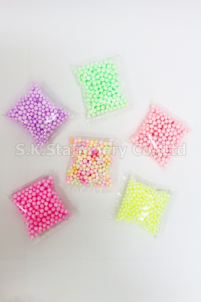 เม็ดโฟมสีจัมโบ้ คละสี