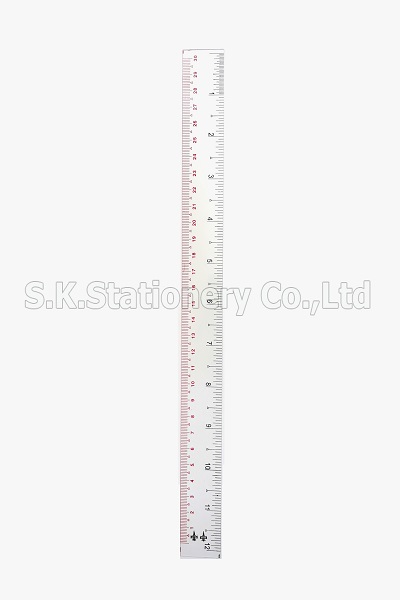ไม้บรรทัดพลาสติก 12 นิ้ว PVC ( โหลx12 )
