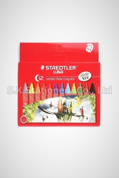 สีเทียนลูน่าจัมโบ้ 12 สี สเต็ดเล่อร์